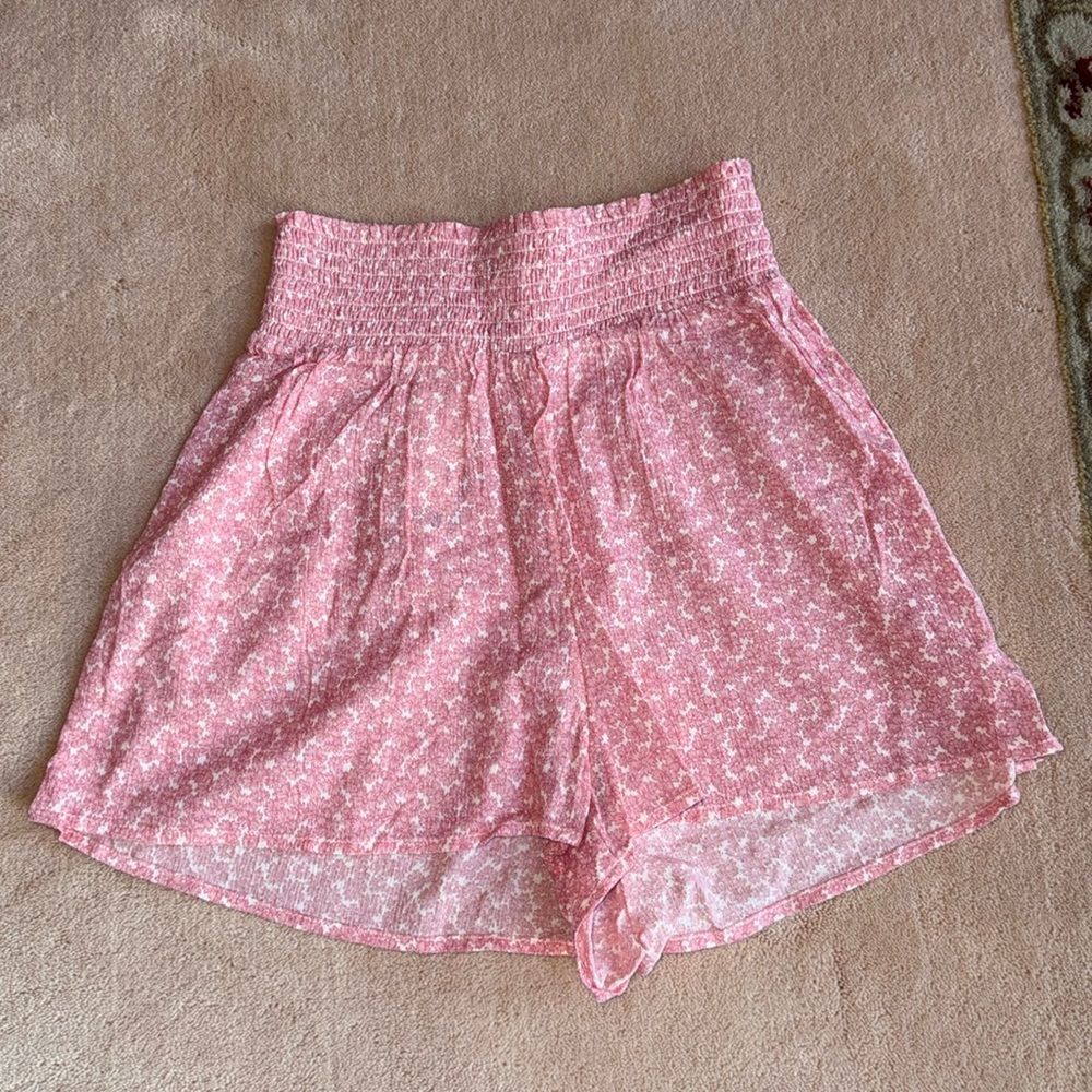 Pink Urban Outfitters flowy shorts